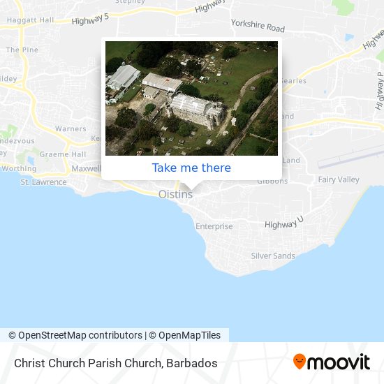 Christ Church Parish Church map