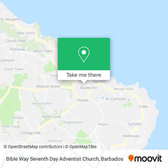 Bible Way Seventh Day Adventist Church map