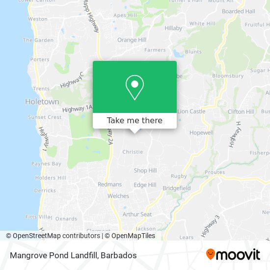 Mangrove Pond Landfill map