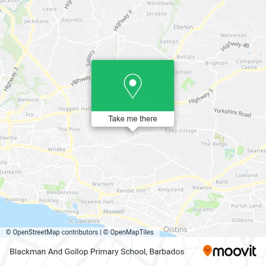 Blackman And Gollop Primary School map