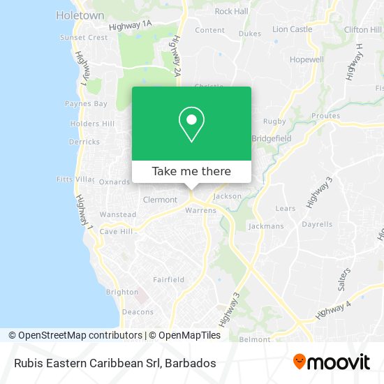 Rubis Eastern Caribbean Srl map