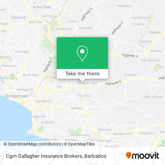 Cgm Gallagher Insurance Brokers map