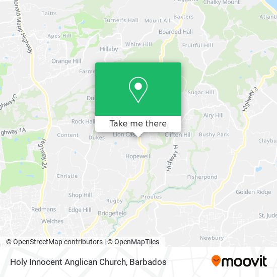 Holy Innocent Anglican Church map