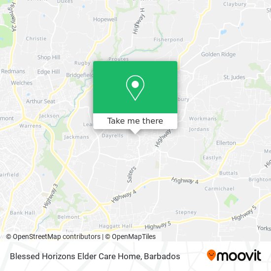 Blessed Horizons Elder Care Home map