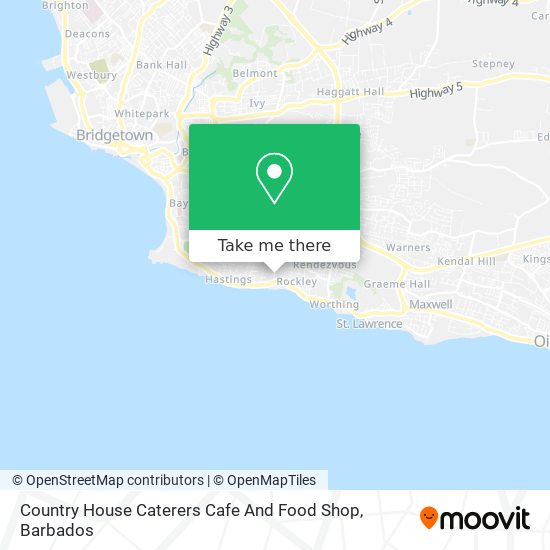 Country House Caterers Cafe And Food Shop map