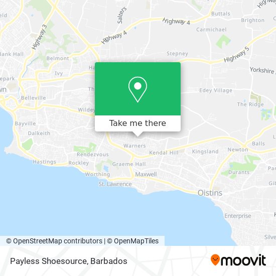 Payless Shoesource map