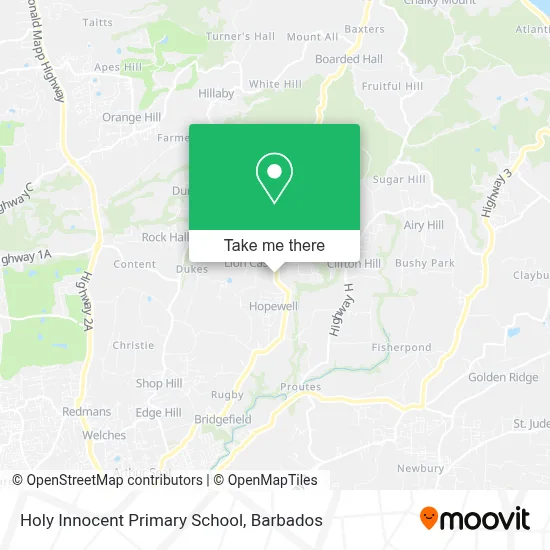 Holy Innocent Primary School map