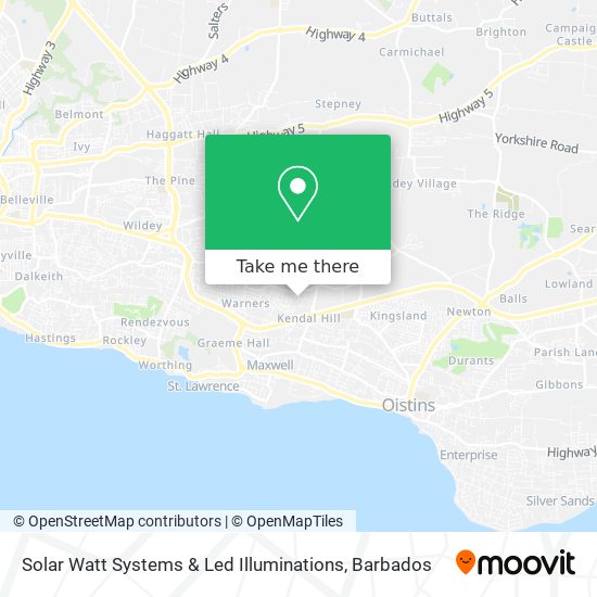 Solar Watt Systems & Led Illuminations map