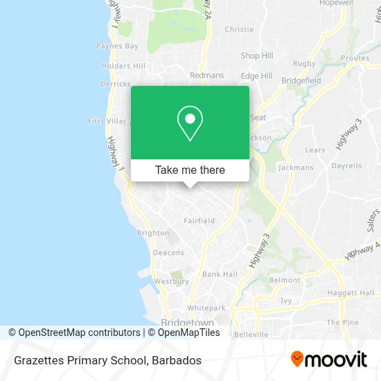 Grazettes Primary School map