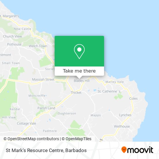 St Mark's Resource Centre map