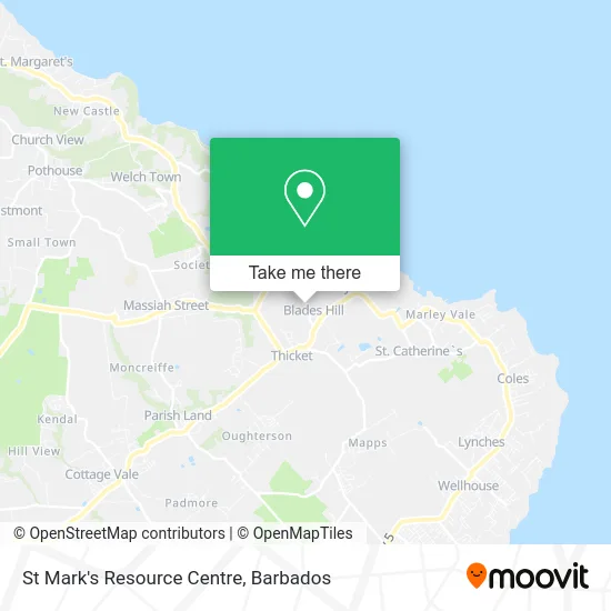 St Mark's Resource Centre map