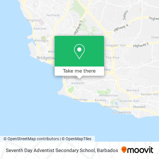 Seventh Day Adventist Secondary School map