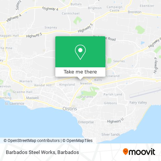 Barbados Steel Works map