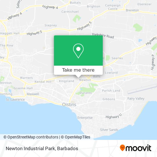 Newton Industrial Park map