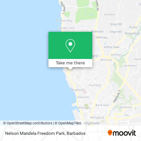 Nelson Mandela Freedom Park map