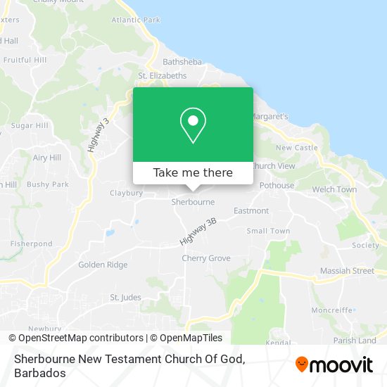 Sherbourne New Testament Church Of God map
