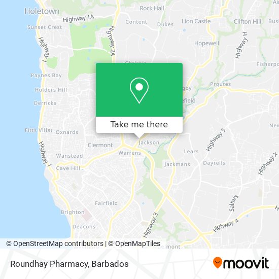 Roundhay Pharmacy map