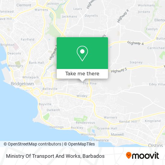 Ministry Of Transport And Works map