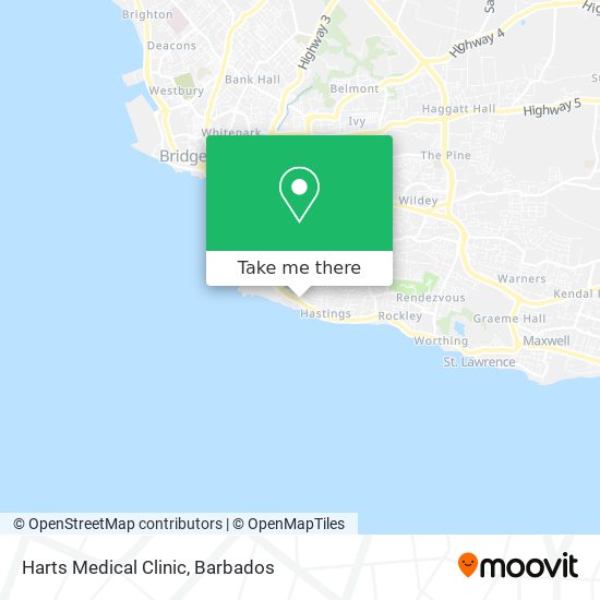 Harts Medical Clinic map