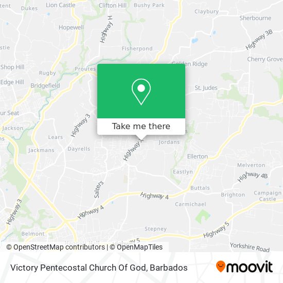 Victory Pentecostal Church Of God map