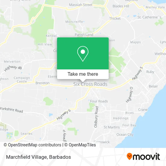 Marchfield Village map