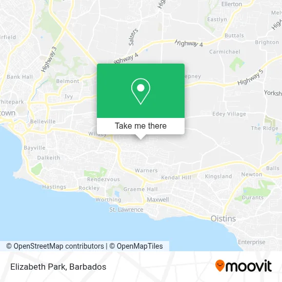 Elizabeth Park map