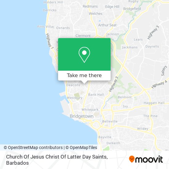 Church Of Jesus Christ Of Latter Day Saints map