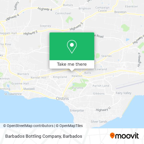 Barbados Bottling Company map