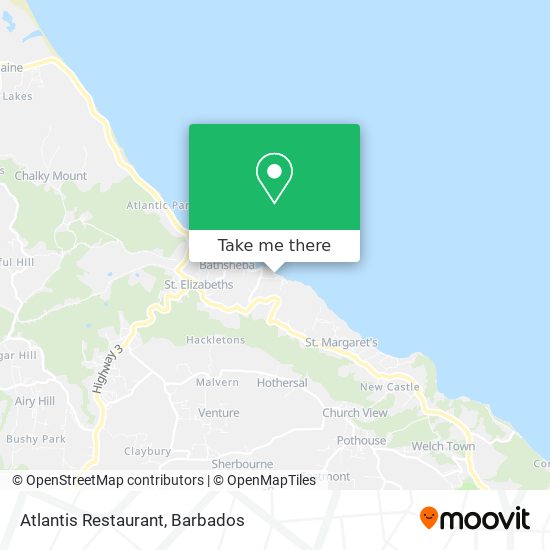 Atlantis Restaurant map