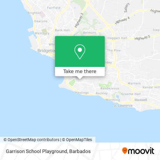 Garrison School Playground map