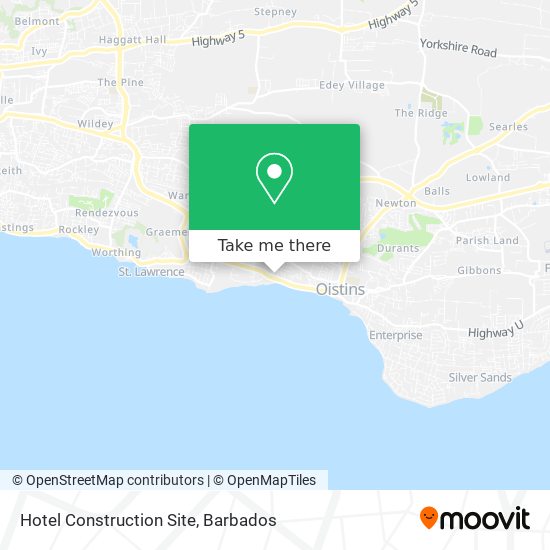 Hotel Construction Site map