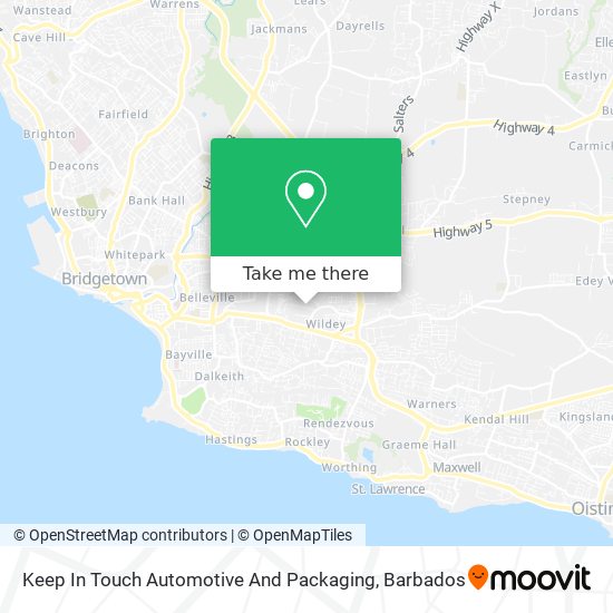 Keep In Touch Automotive And Packaging map