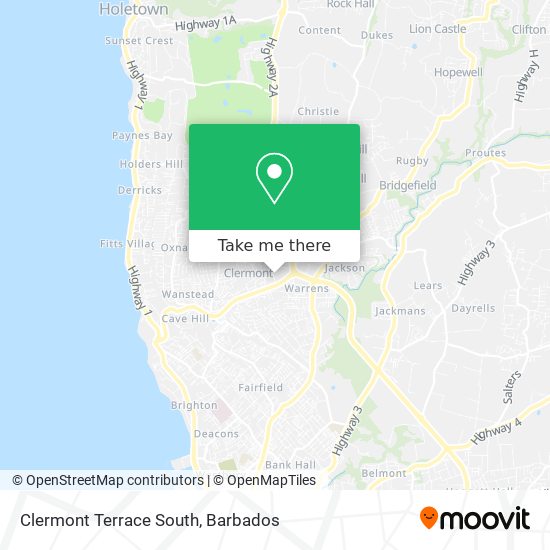 Clermont Terrace South map