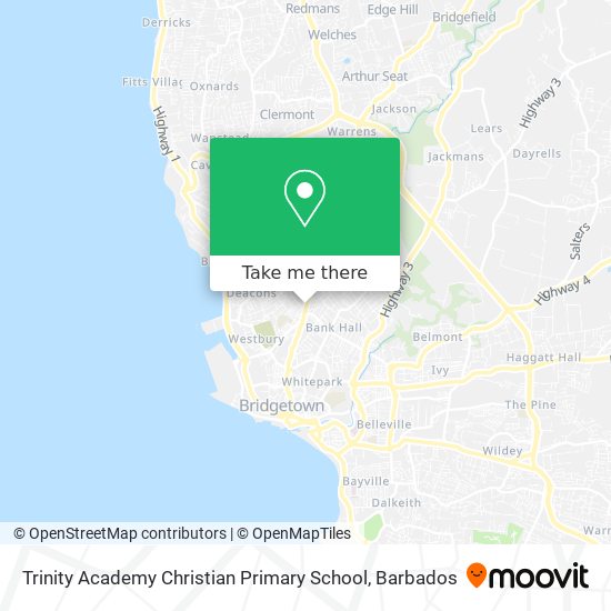 Trinity Academy Christian Primary School map