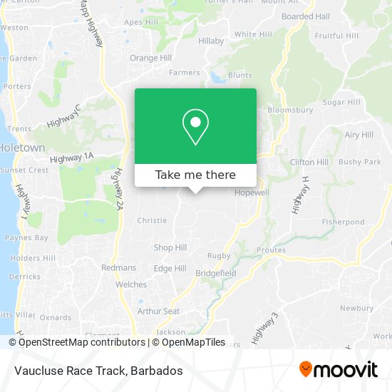 Vaucluse Race Track map