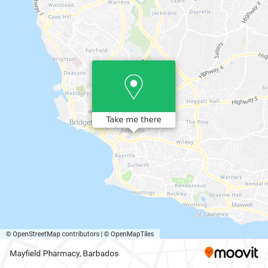 Mayfield Pharmacy map