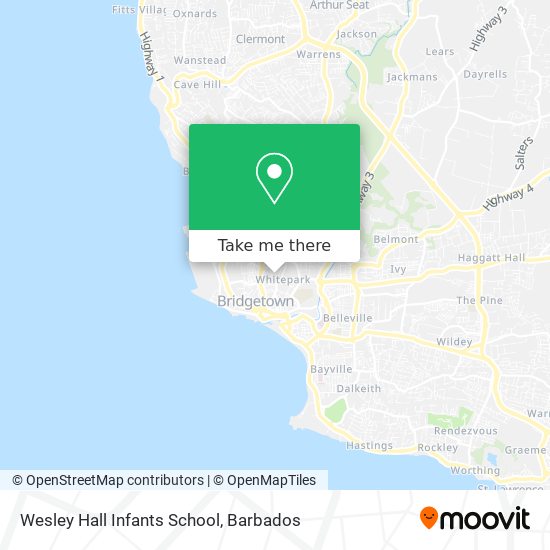 Wesley Hall Infants School map