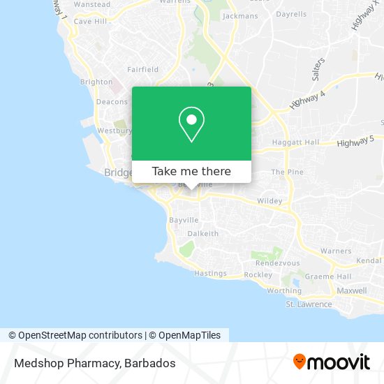 Medshop Pharmacy map