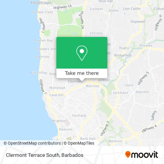 Clermont Terrace South map