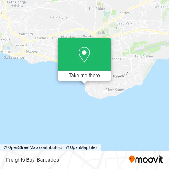 Freights Bay map