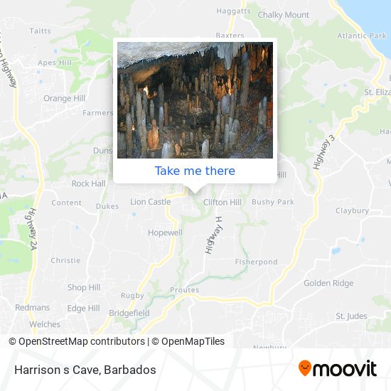 Harrison s Cave map