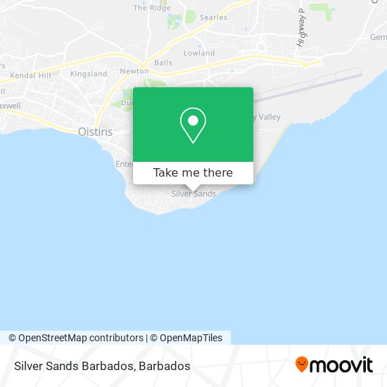 Silver Sands Barbados map