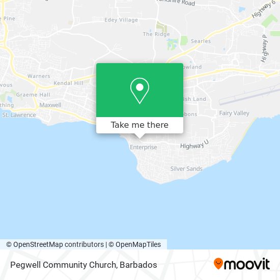Pegwell Community Church map
