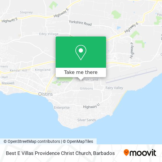 Best E Villas Providence Christ Church map