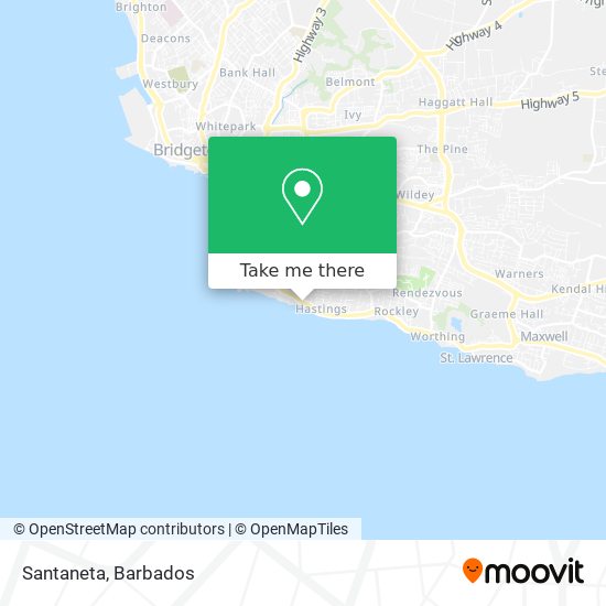 Santaneta map