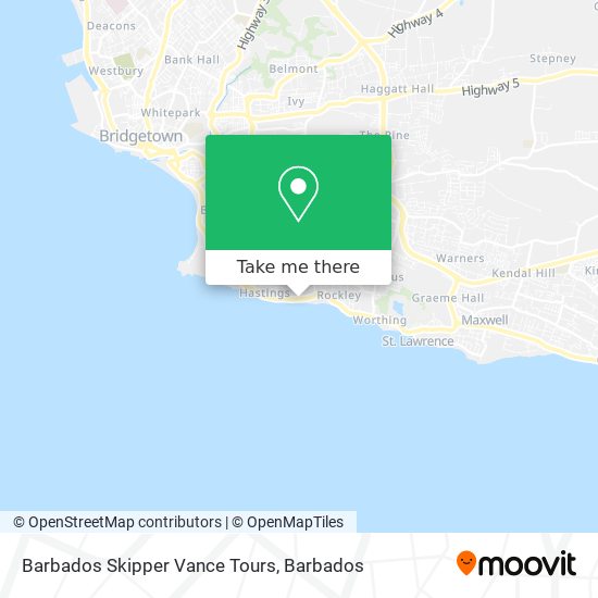 Barbados Skipper Vance Tours map