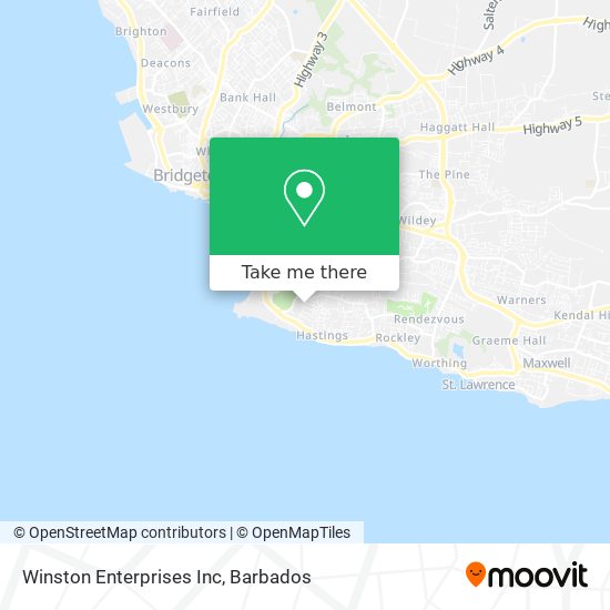 Winston Enterprises Inc map