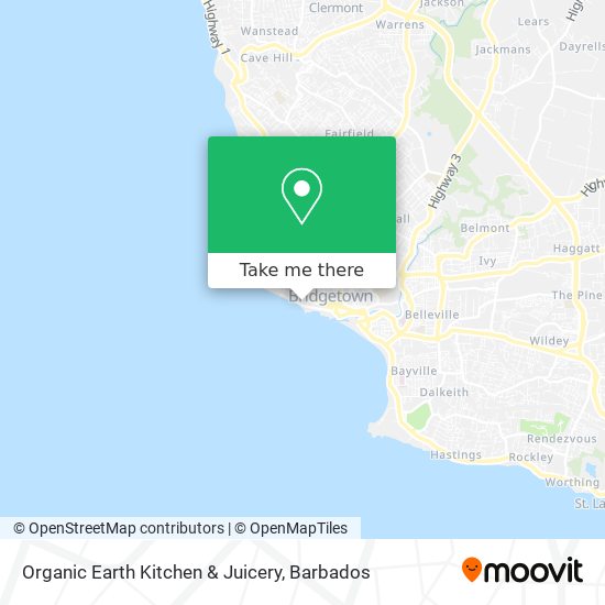 Organic Earth Kitchen & Juicery map