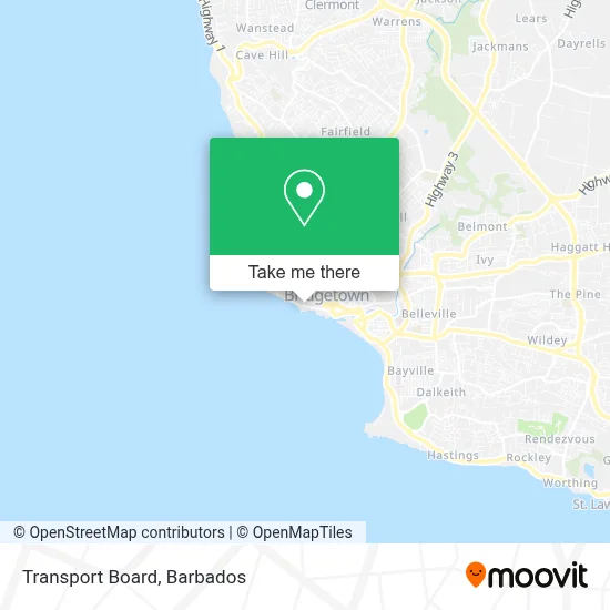 Transport Board map