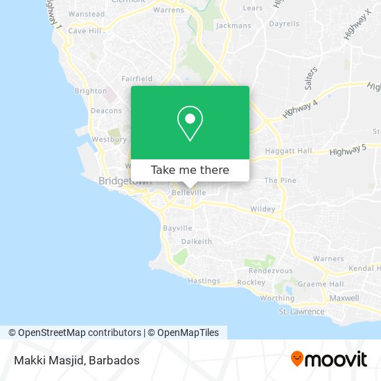 Makki Masjid map